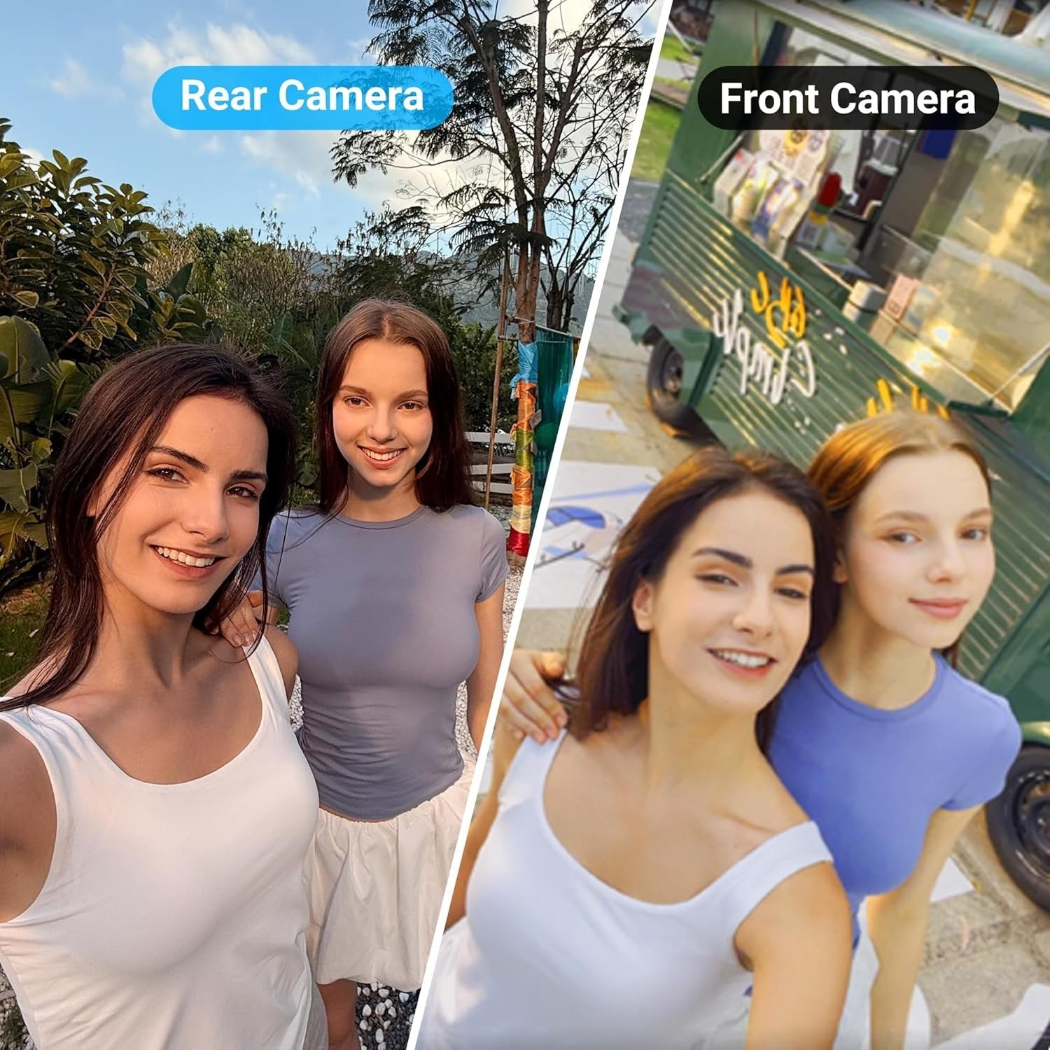 Vlogmate Mini Vlog Selfie Monitor Screen for iPhone, Wired Back Camera Monitor with Bluetooth Remote